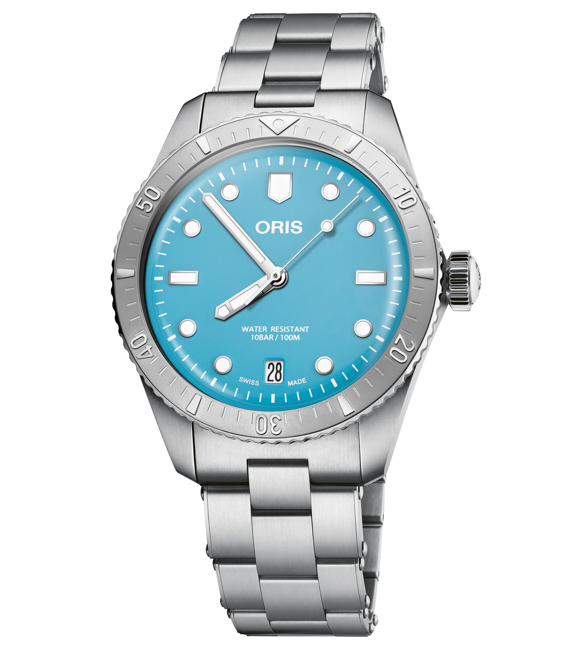 ORS Divers Sixty-Five Watch with Cotton Candy Blue Dial, 38mm