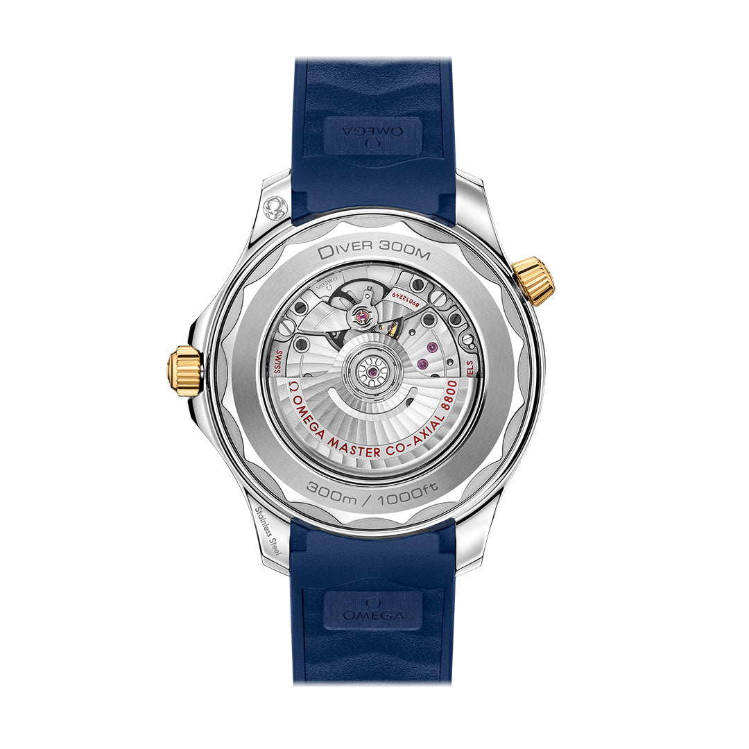 OMG Seamaster Diver 300m Co-Axial Master Chronometer 42mm with Rubber Strap