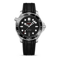 OMG Seamaster Diver 300m Co-Axial Master Chronometer 42mm with Black Rubber Strap