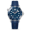 OMG Seamaster Diver 300m Co-Axial Master Chronometer 42mm with Blue Rubber Strap
