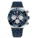BRT Super Chronomat B01 44 with Blue Rubber Strap
