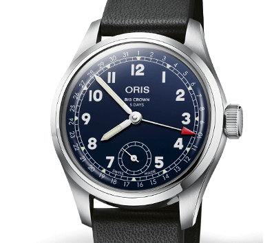 ORS Big Crown Pointer Date Calibre 403 Watch with Black Strap