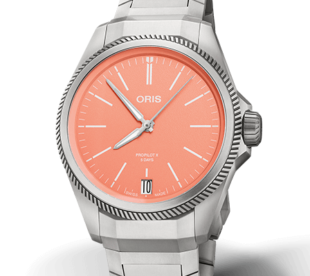 ORS ProPilot X Calibre 400 Watch with Salmon Dial