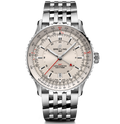 BRT Navitimer Automatic GMT 41 Watch with Ivory Dial