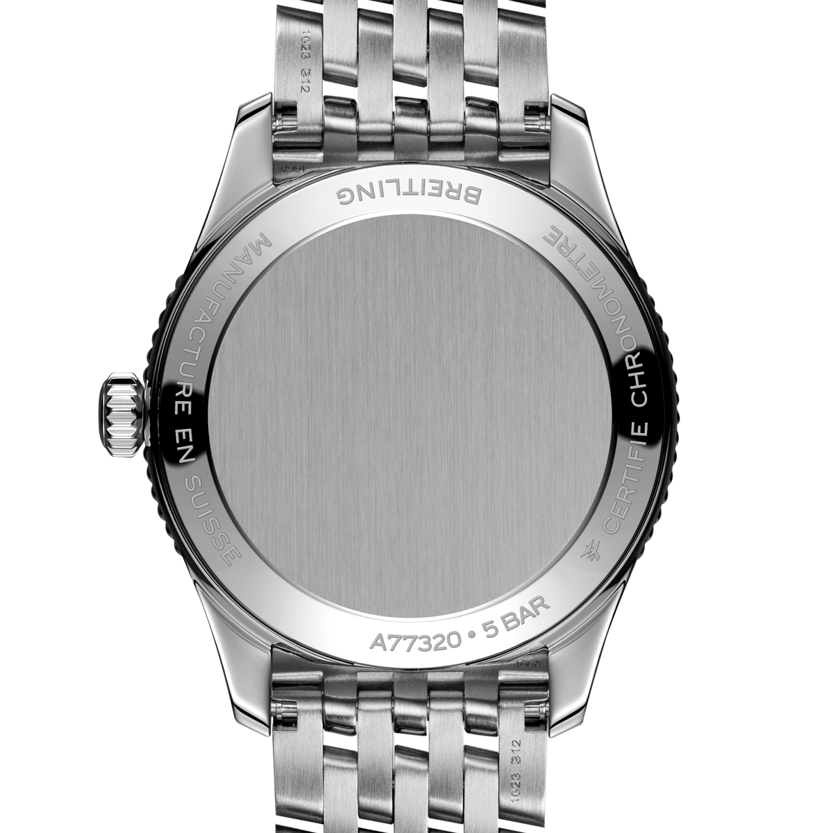BRT Navitimer Quartz 32mm Watch with Blue Mother-of-Pearl Dial