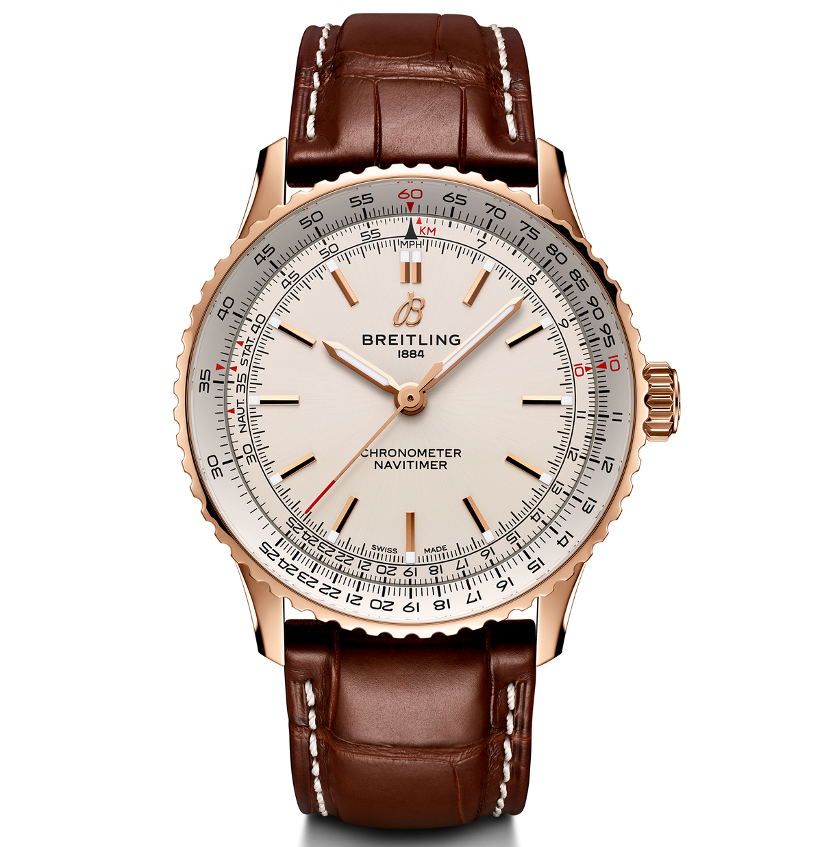 BRT Navitimer Automatic 41 Watch with Ivory Dial
