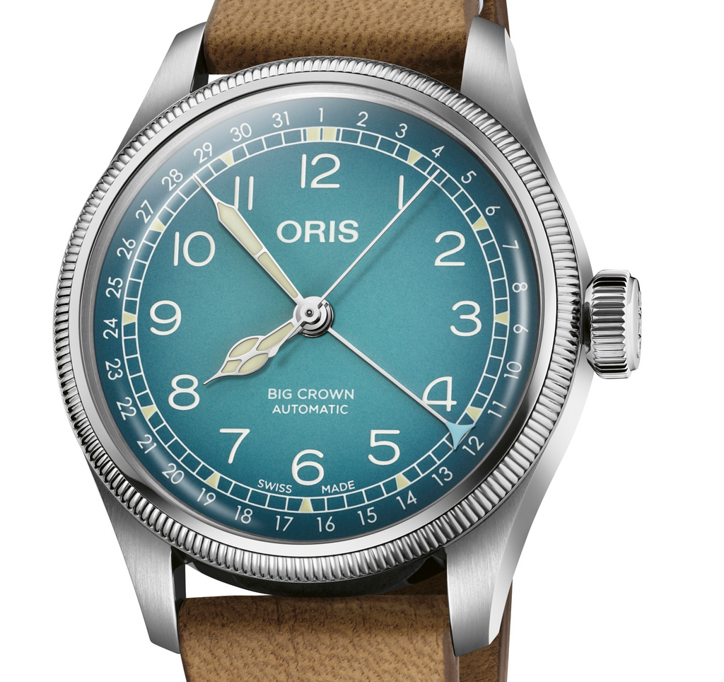 ORS X Cervo Volante Watch with Blue Dial & Leather Strap