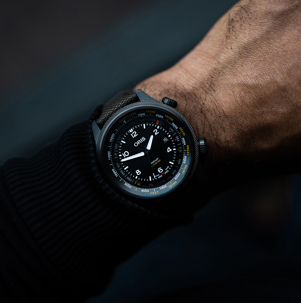 ORS ProPilot Altimeter Watch with Black Dial, 47mm