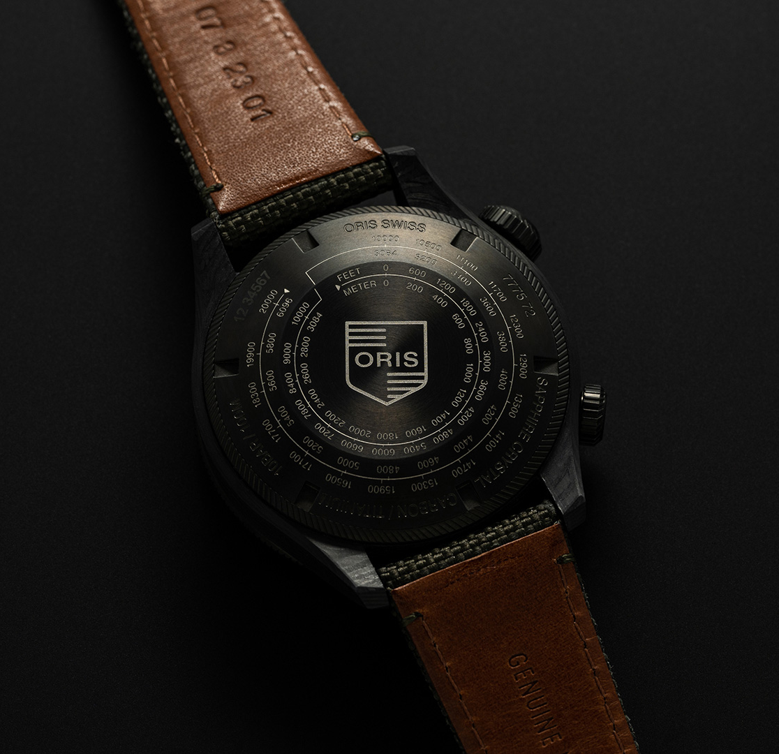 ORS ProPilot Altimeter Watch with Black Dial, 47mm