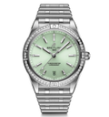 BRT Chronomat Automatic 36 with Diamond Bezel and Green Dial