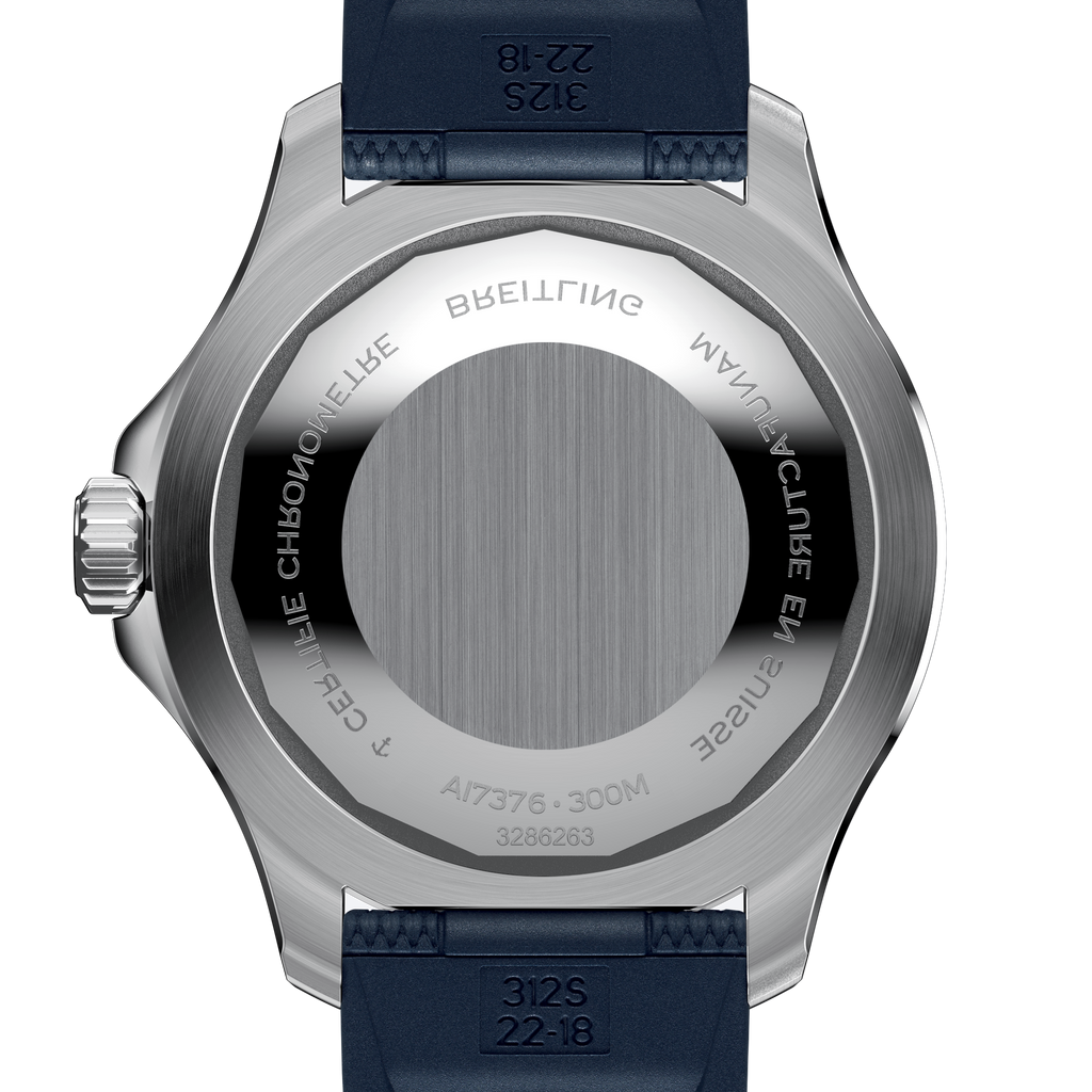 BRT Superocean Blue on Rubber Watch, 44mm