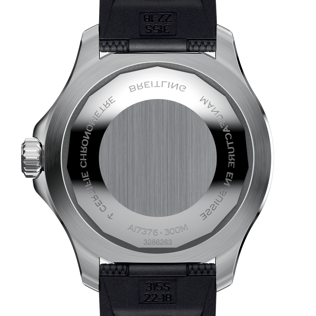 BRT Superocean Turquoise on Rubber Watch, 44mm