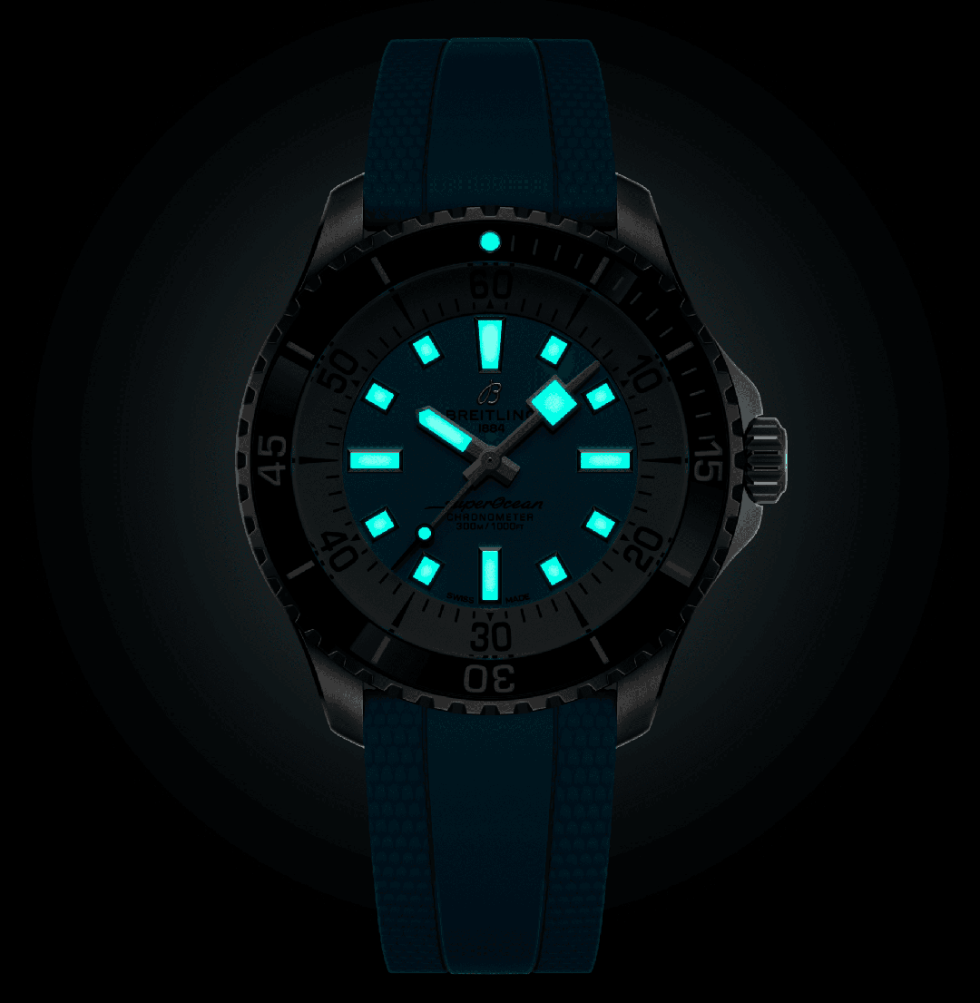 BRT Superocean Automatic 44 Watch with Turquoise Dial