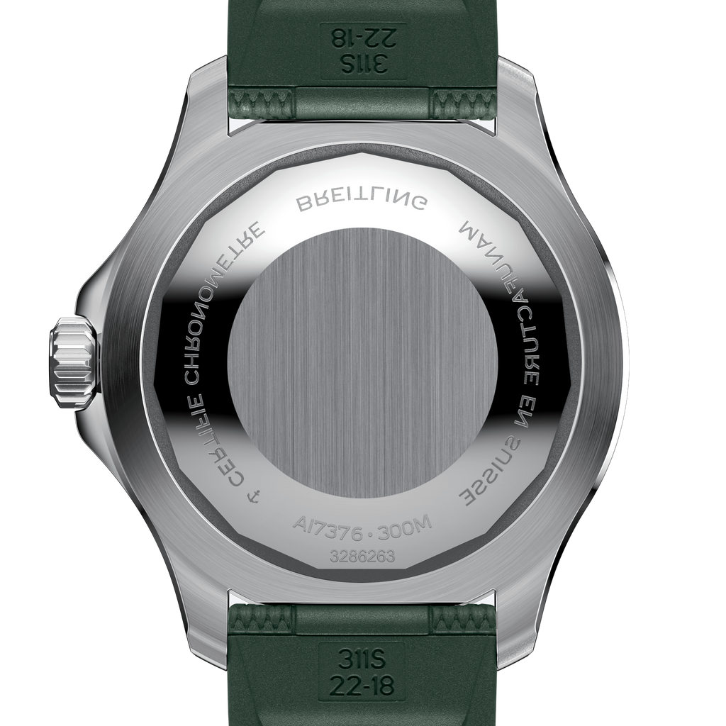 BRT Superocean Green on Rubber Watch, 44mm