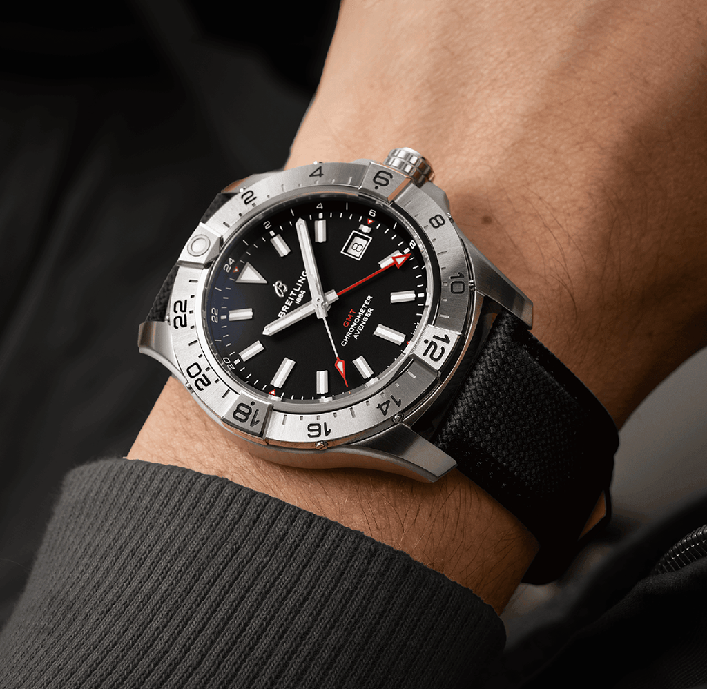 BRT Avenger Automatic GMT 44 Watch with Black Dial