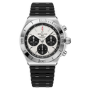 BRT Chronomat B01 Chronograph 42 Watch with Black Rubber Strap