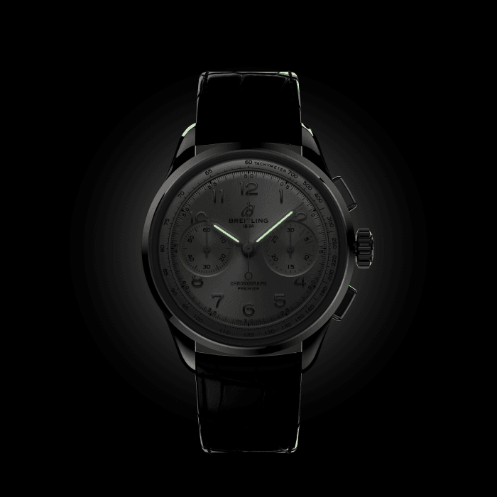 BRT Premier B09 Chronograph 40 Watch with White Dial