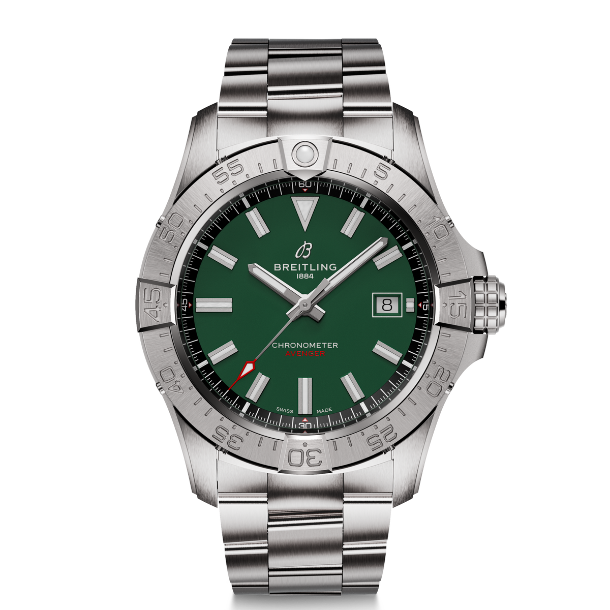 BRT Avenger Automatic 42 Watch with Green Dial