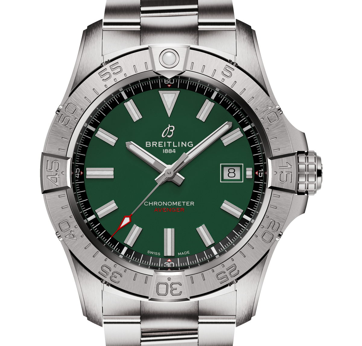 BRT Avenger Automatic 42 Watch with Green Dial