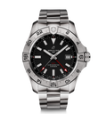 BRT Avenger Automatic GMT 44mm Watch with Black Dial