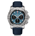 BRT Avenger B01 Chronograph 44mm Watch with Blue Strap