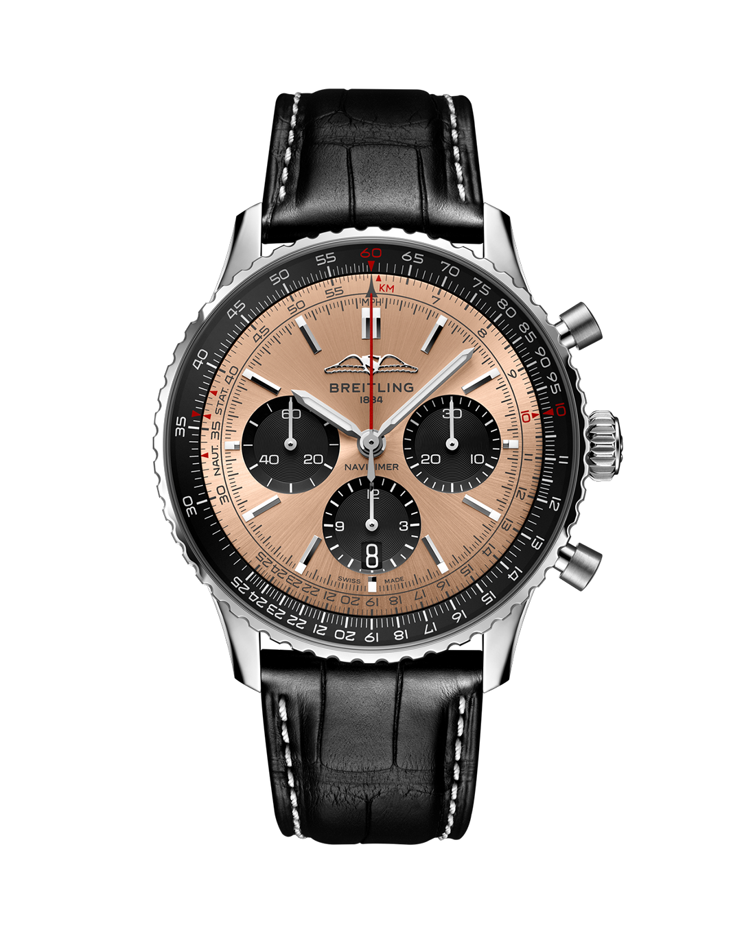 BRT Navitimer B01 43mm Watch with Copper Dial