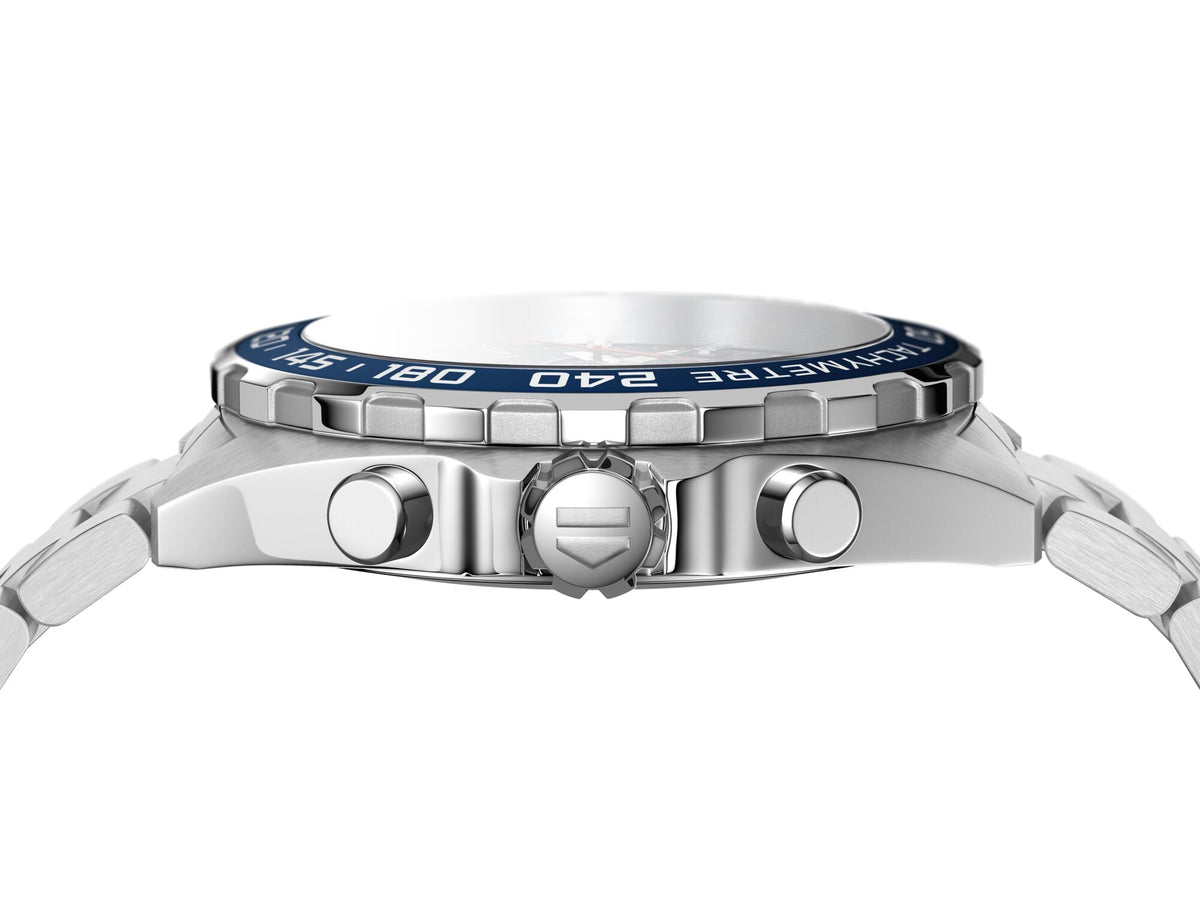 TGHR Formula 1 Men's Chronograph Movement Blue Dial Watch
