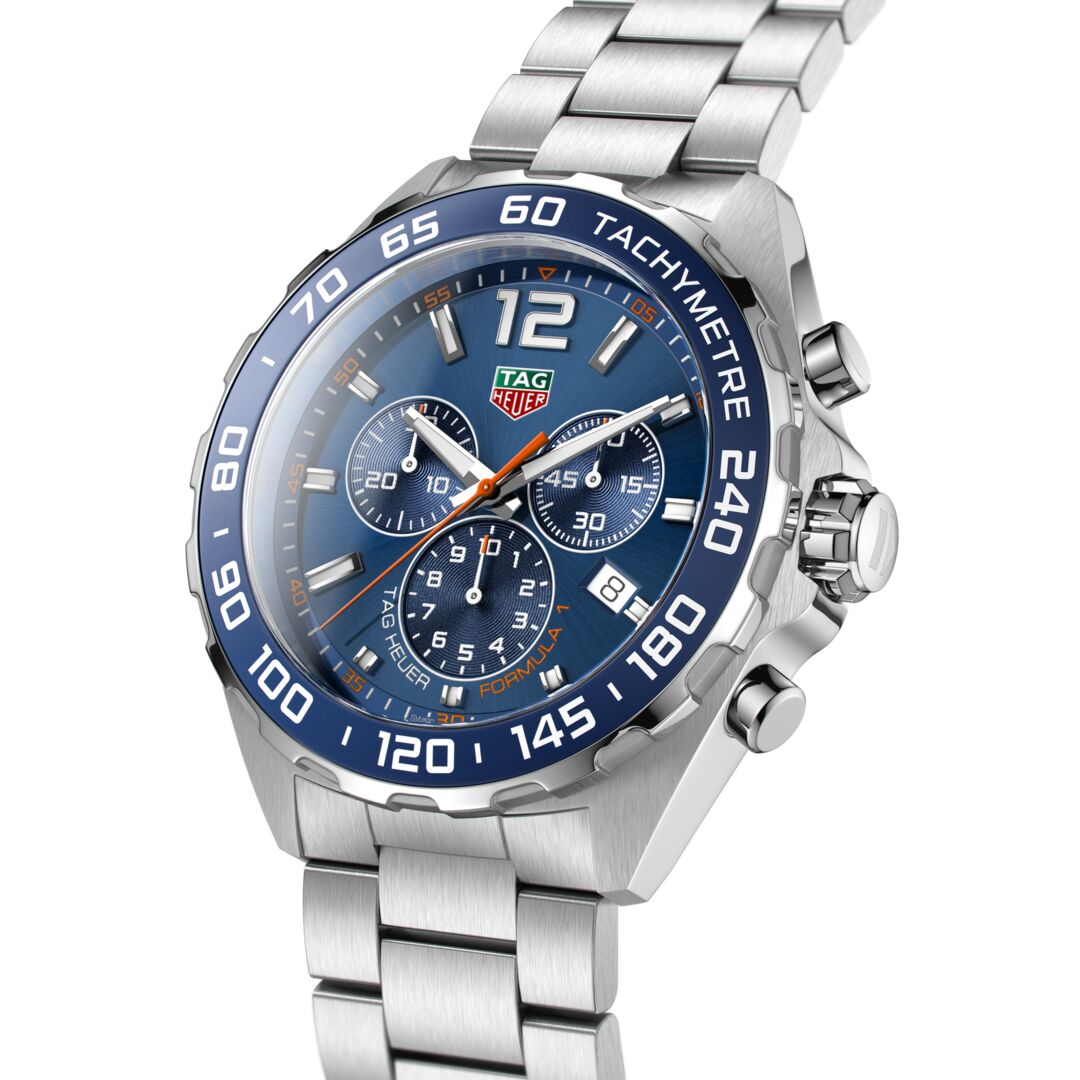 TGHR Formula 1 Men's Chronograph Movement Blue Dial Watch