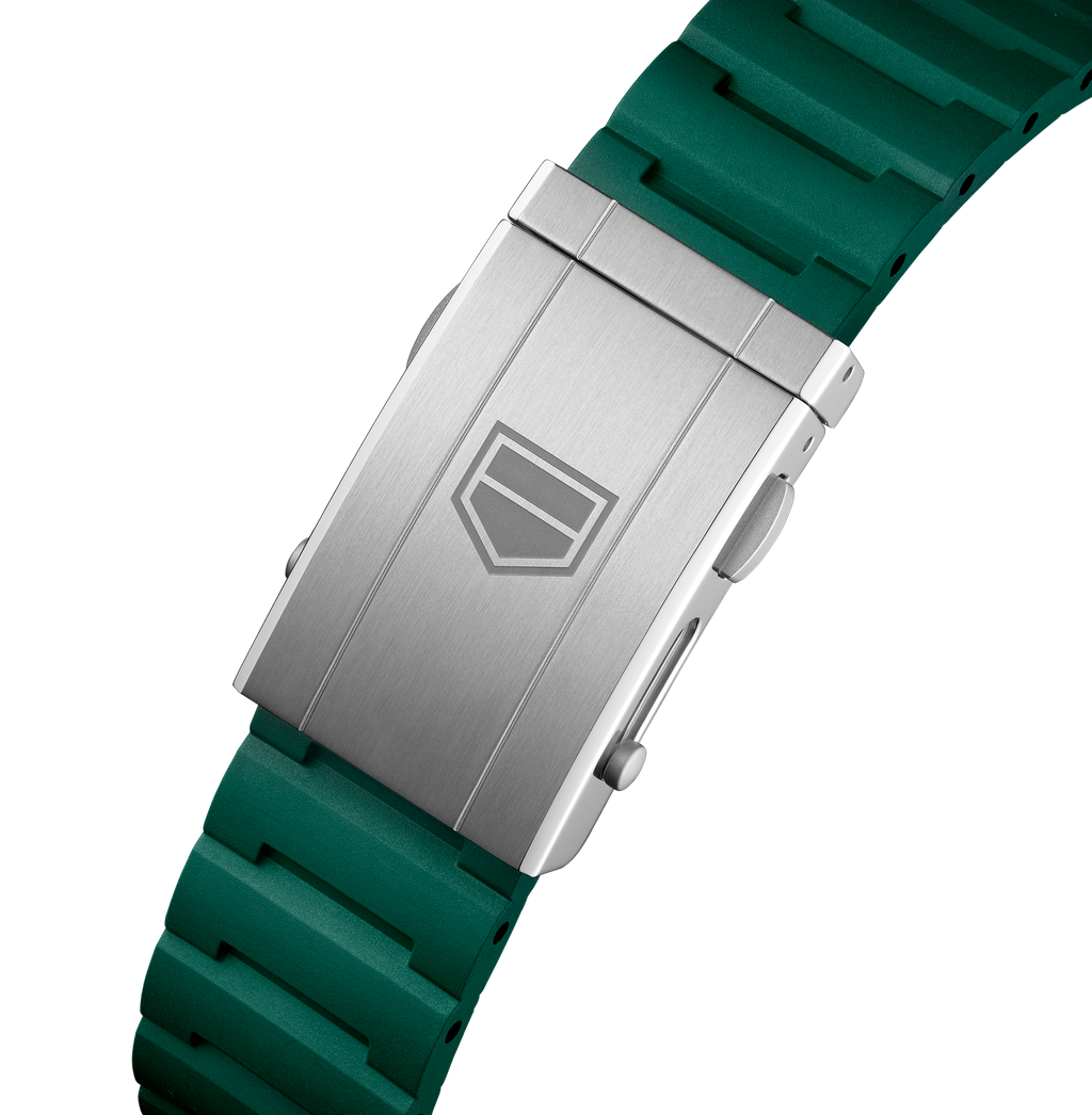 TGHR Carrera Chronograph Watch with a Green Dial