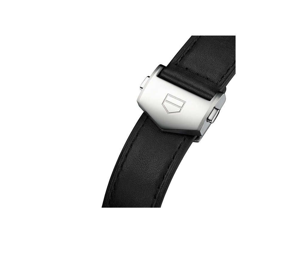 TGHR Carrera Chronograph Watch with Black Dial