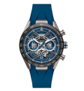 TGHR Carrera Chronograph Extreme Sport Watch with Blue Rubber Strap