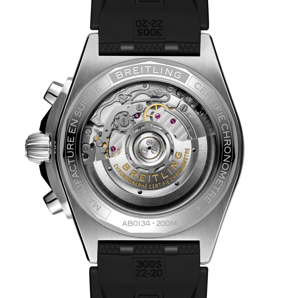 BRT Chronomat B01 Chronograph 42 Watch with Silver Dial