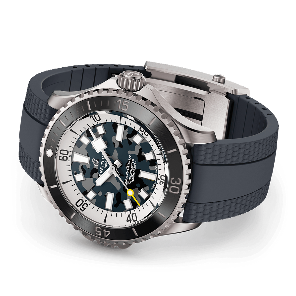 BRT Superocean Automatic 46 Super Diver Watch with Camo Dial