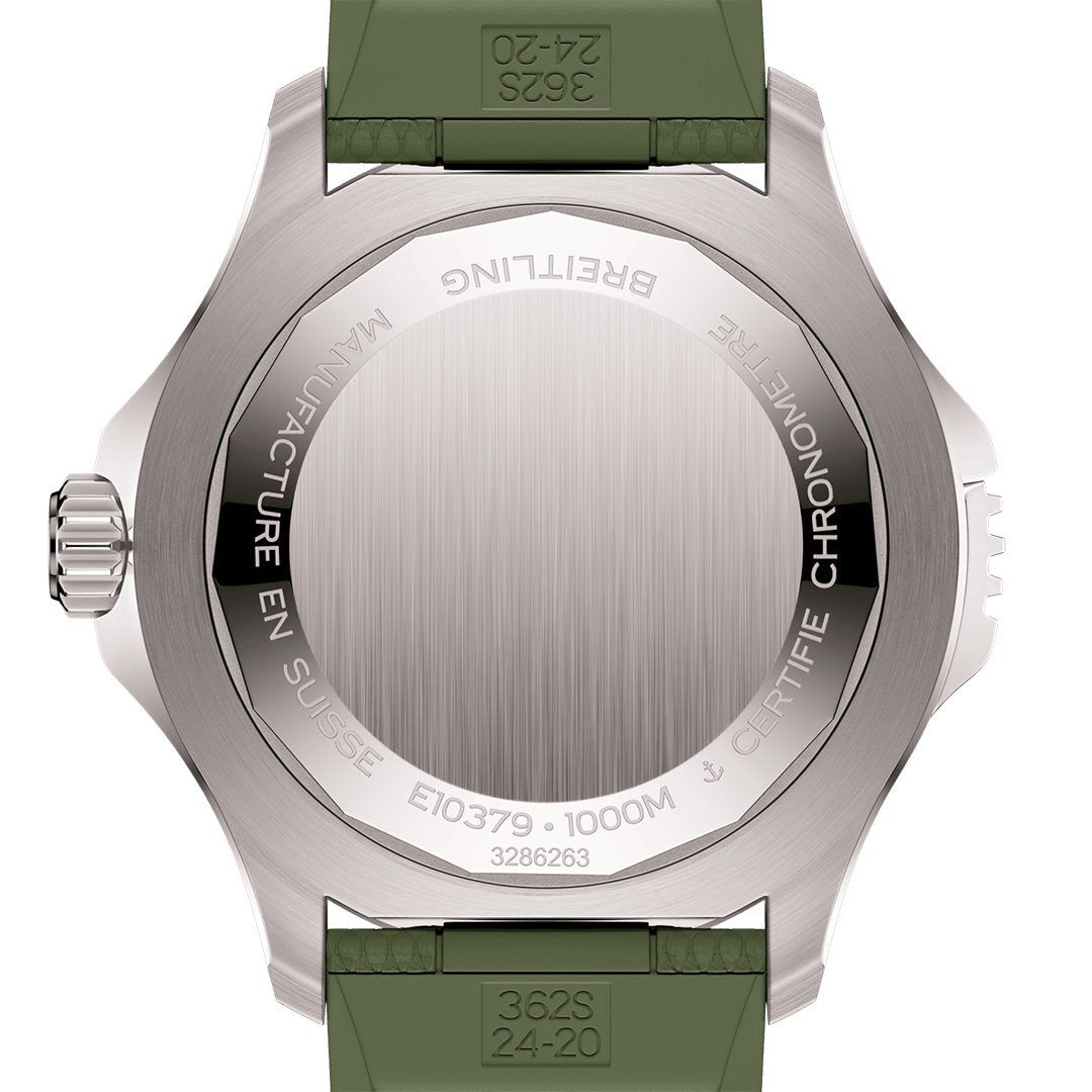 BRT Superocean Automatic 46 Super Diver Watch with Green Camo Dial