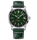 BRT Top Time B31 38mm Watch with Green Leather Strap