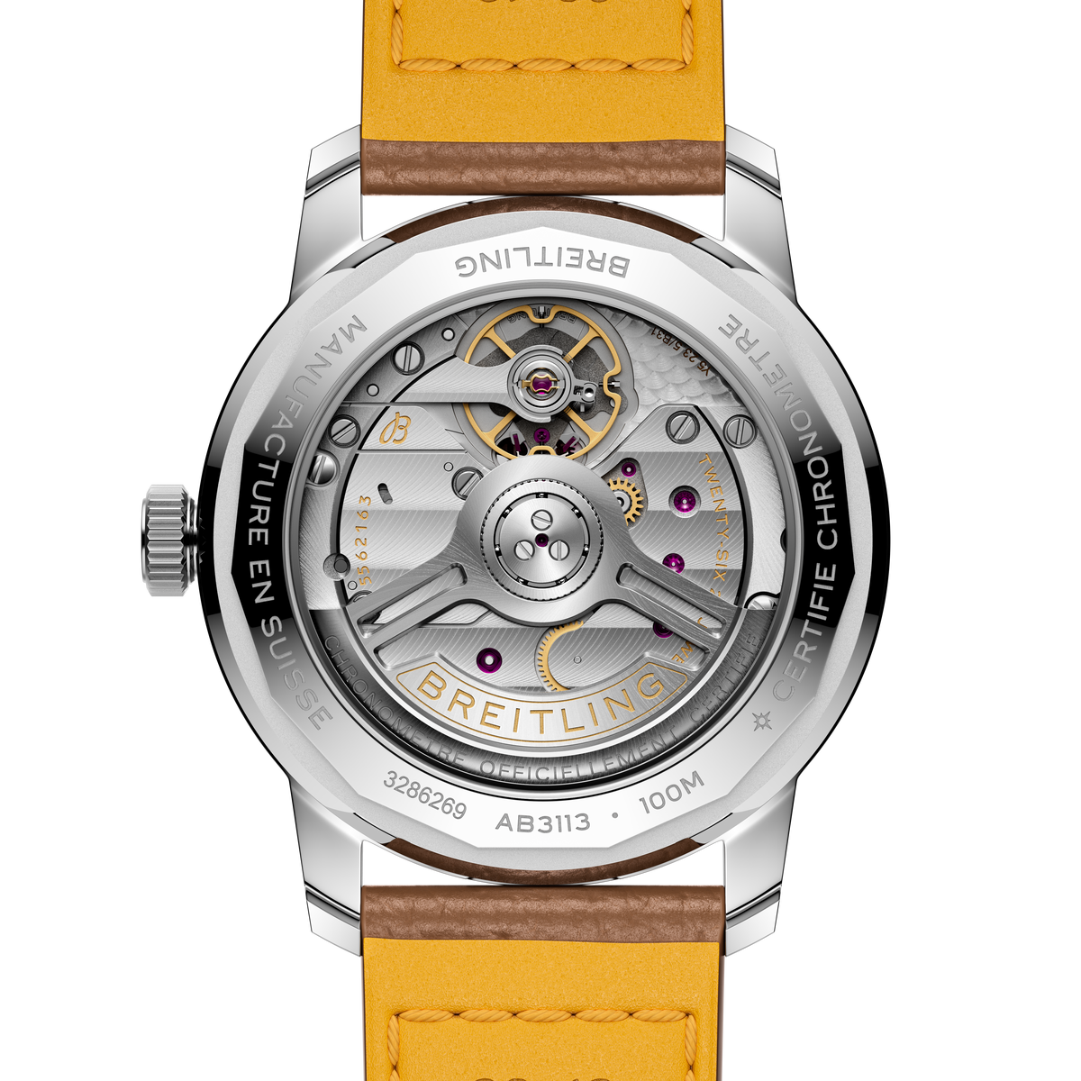 BRT Top Time B31 38mm Watch with Brown Leather Strap