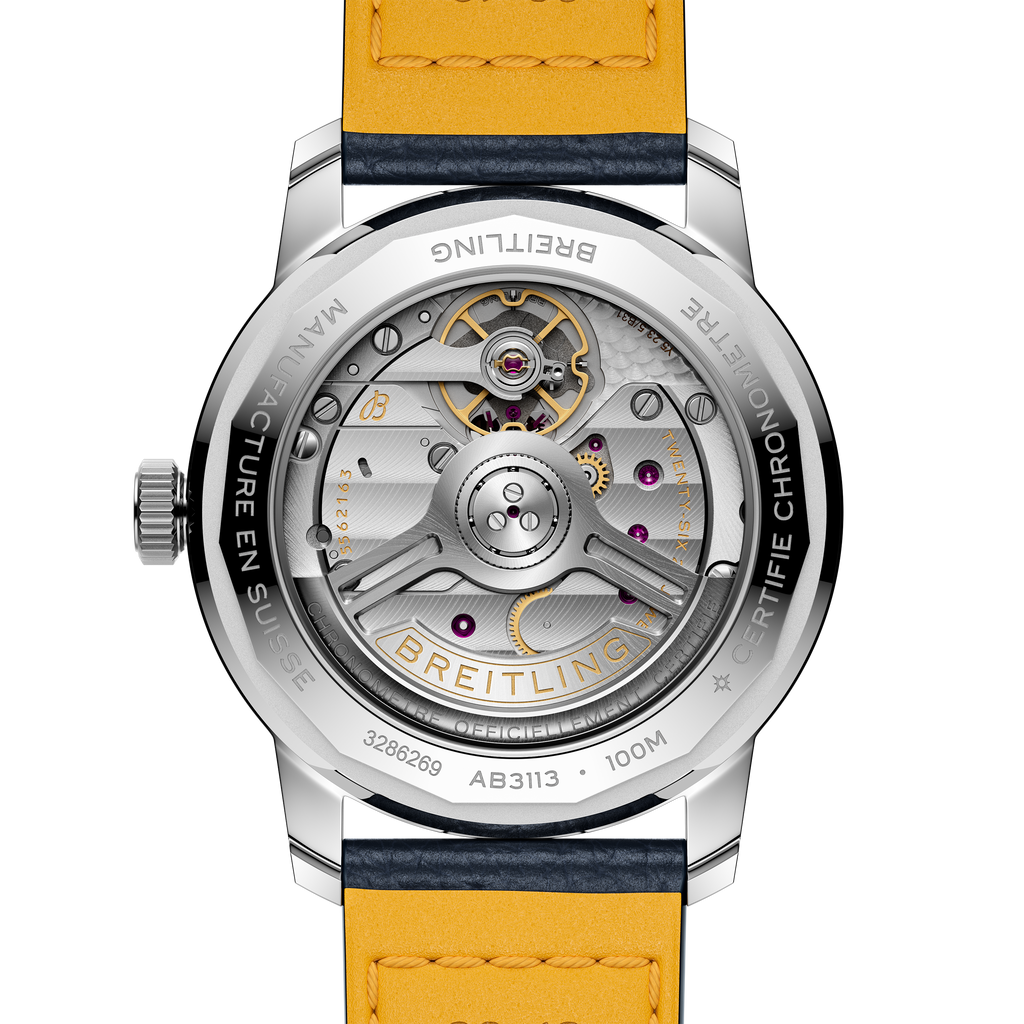 BRT Top Time B31 38mm Watch with Blue Leather Strap