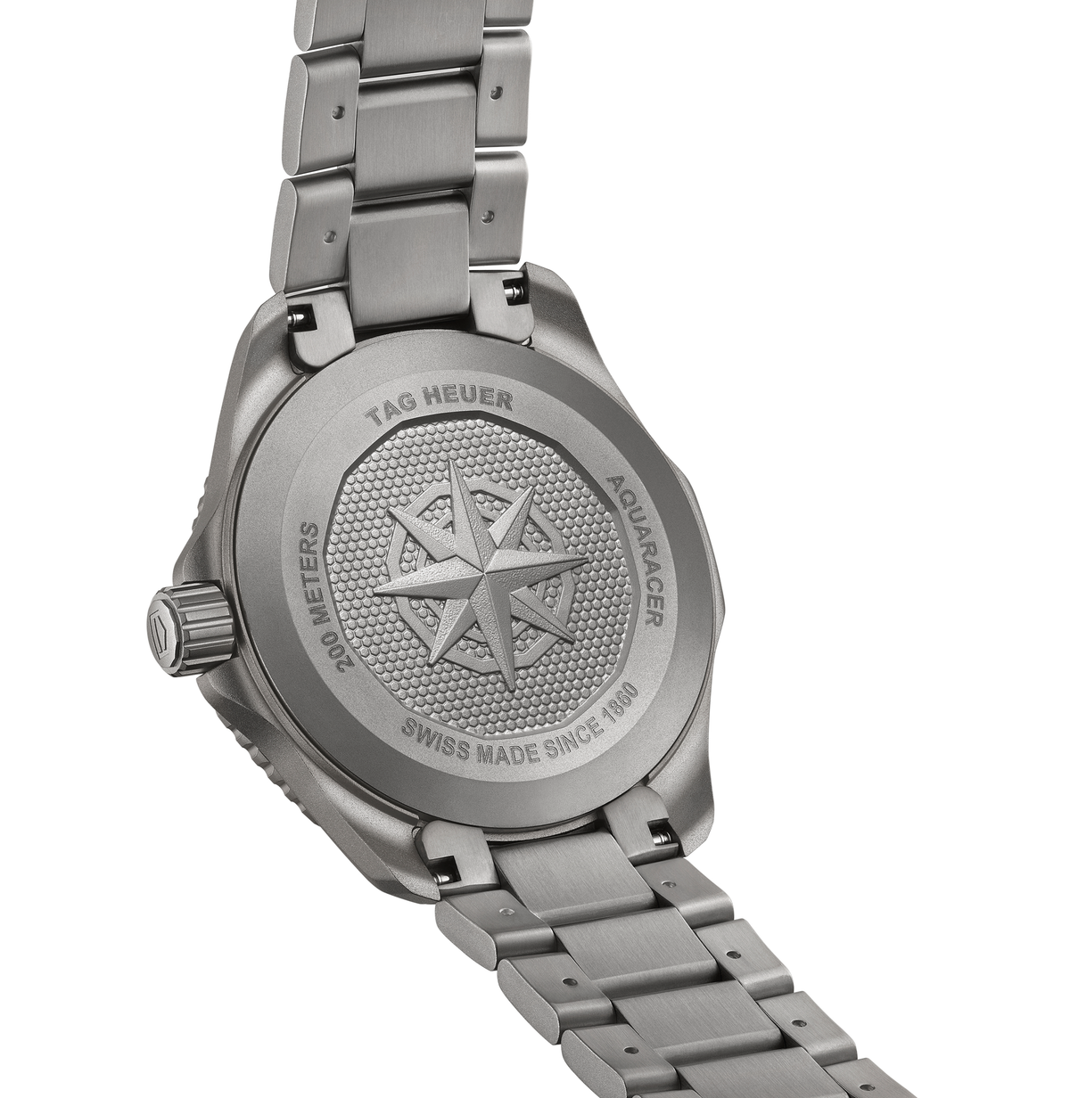 TGHR Aquaracer Professional 200 Solargraph Watch with Titanium Bracelet