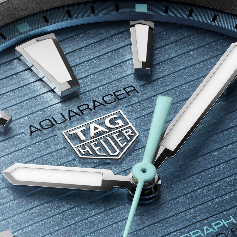 TGHR Aquaracer Professional 200 Solargraph Watch with Titanium Bracelet