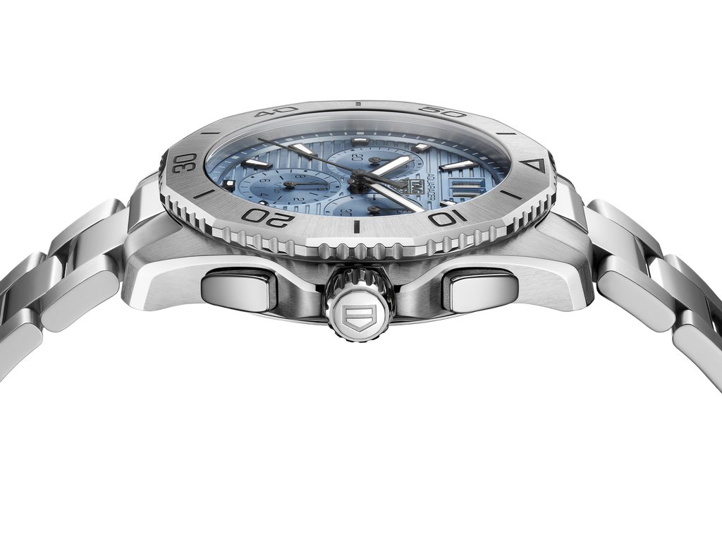 TGHR Aquaracer Professional 200 Date Watch with Light Blue Dial