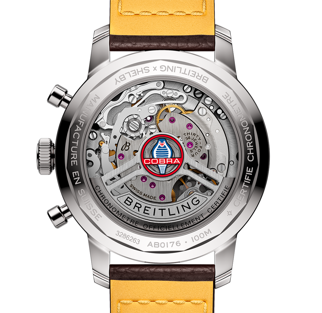 BRT Top Time B01 Shelby Cobra 41mm Watch with Blue Dial