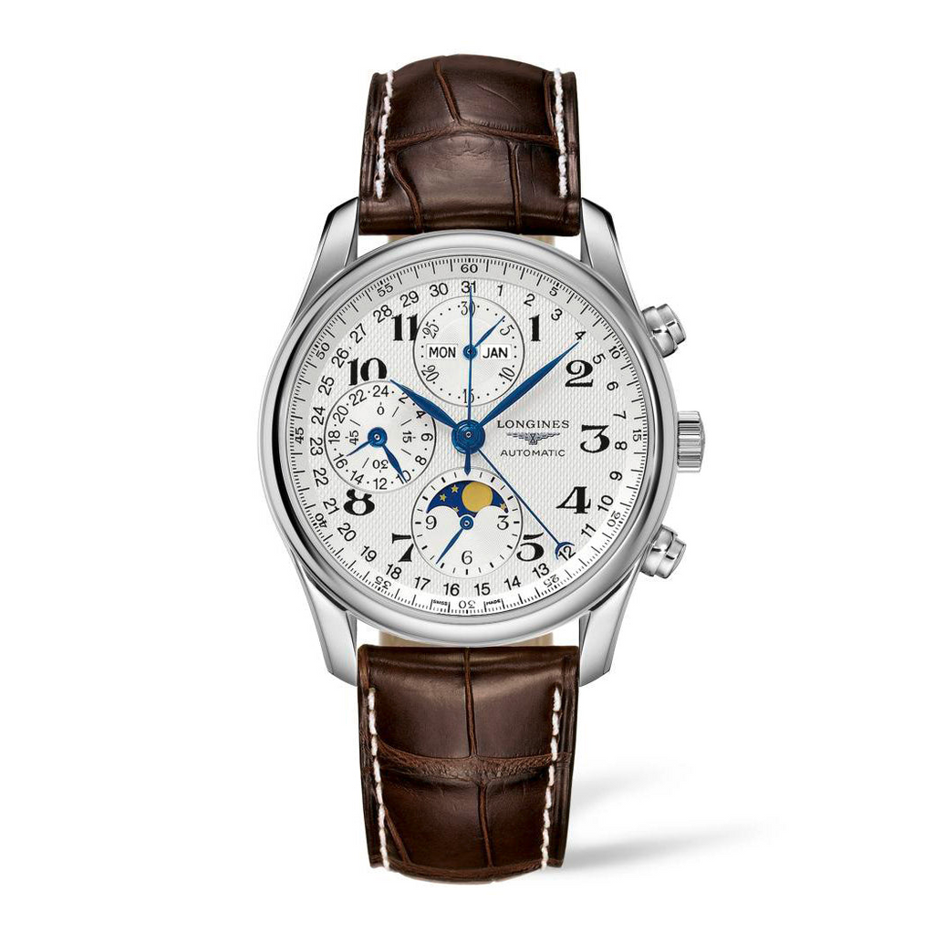 LNGS Master Collection 40mm Moon Phase Chronograph Gent's Watch