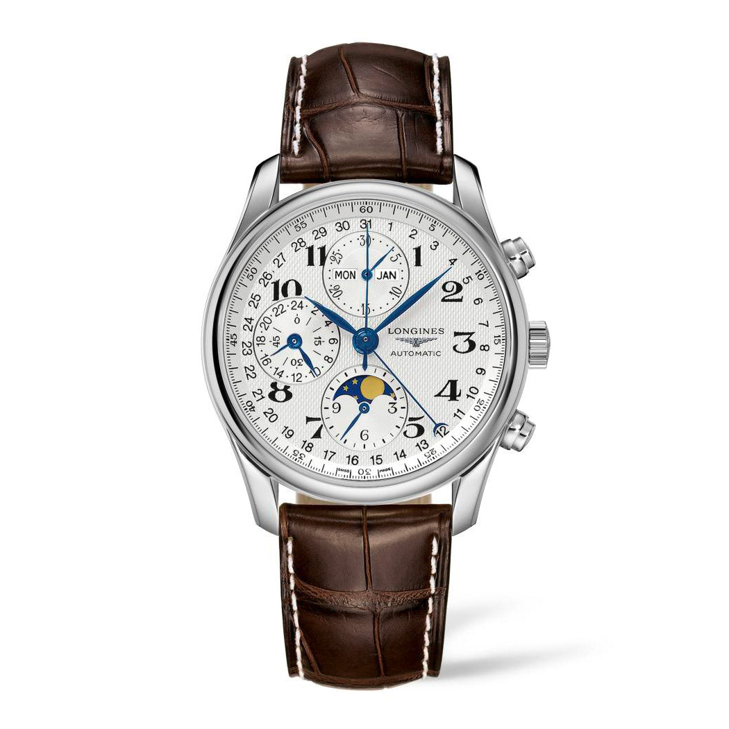 LNGS Master Collection 40mm Moon Phase Chronograph Gent's Watch