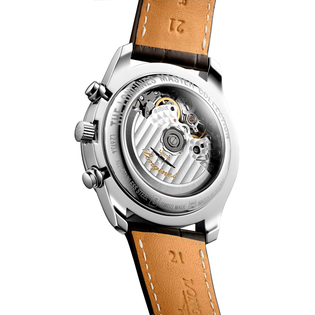 LNGS Master Collection 40mm Moon Phase Chronograph Gent's Watch