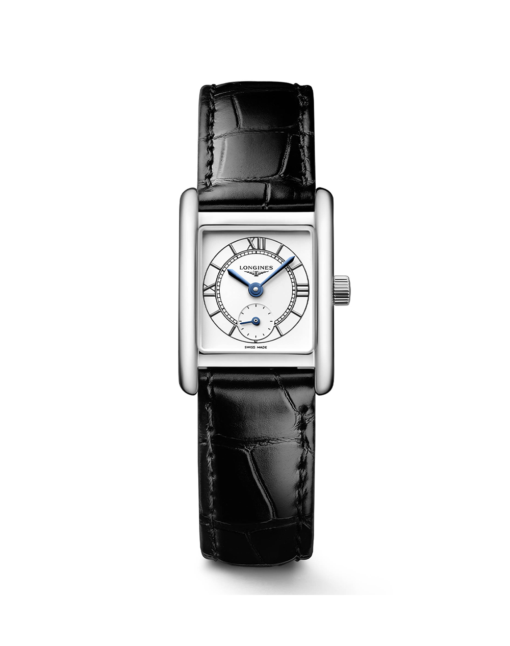 LNGS Mini DolceVita 29mm Watch with Black Alligator Strap