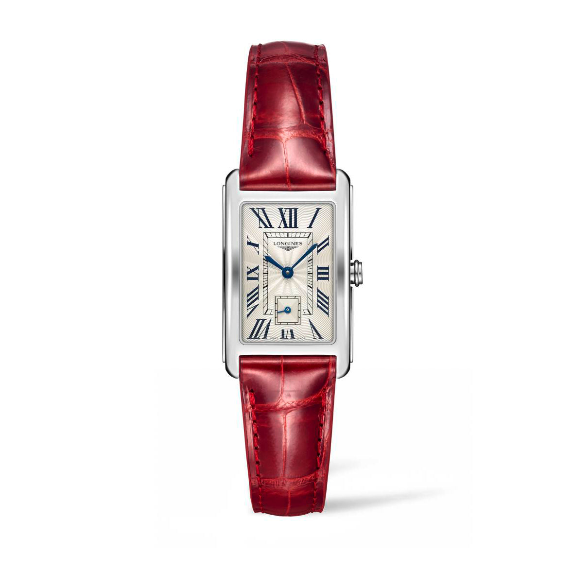 LNGS DolceVita Collection 23mm Ladies' Watch on Red Leather Strap