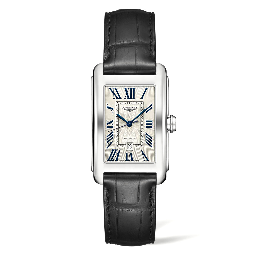 LNGS DolceVita Collection 27mm Gent's Watch on Black Leather Strap