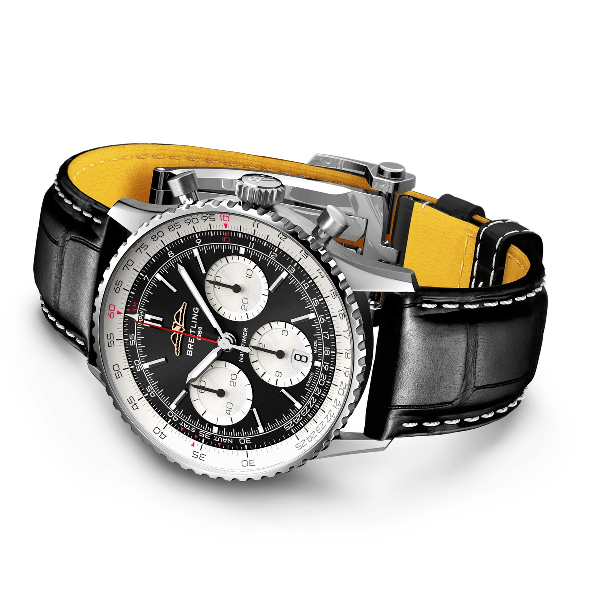 BRT Navitimer B01 Chronograph 41 Watch with Black Dial