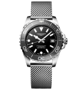 LNGS Hydroconquest 39mm Watch with Black Dial