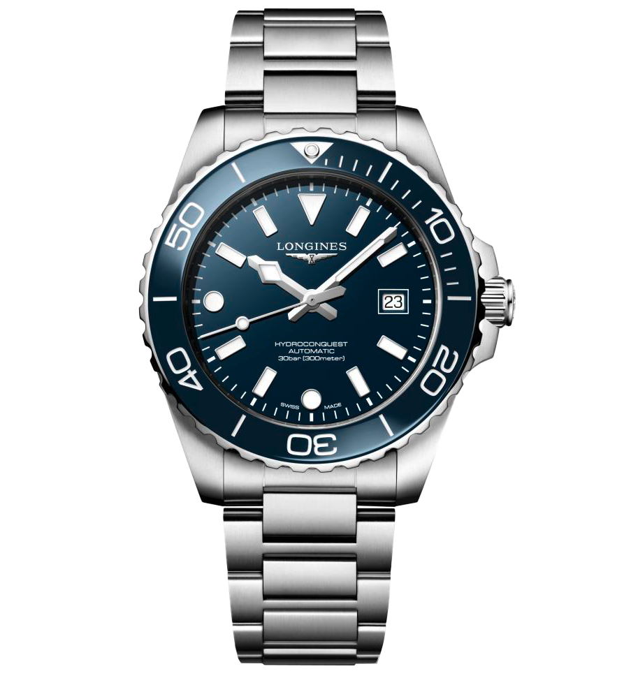LNGS Hydroconquest 42mm with Blue Dial